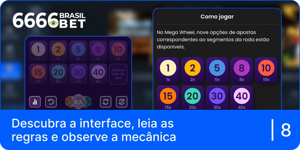 Leia as regras e aprenda a mecânica do jogo selecionado na 6666bet BR