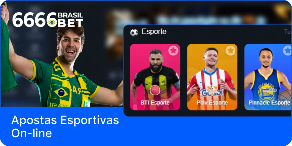 Apostas esportivas na 6666bet Brasil