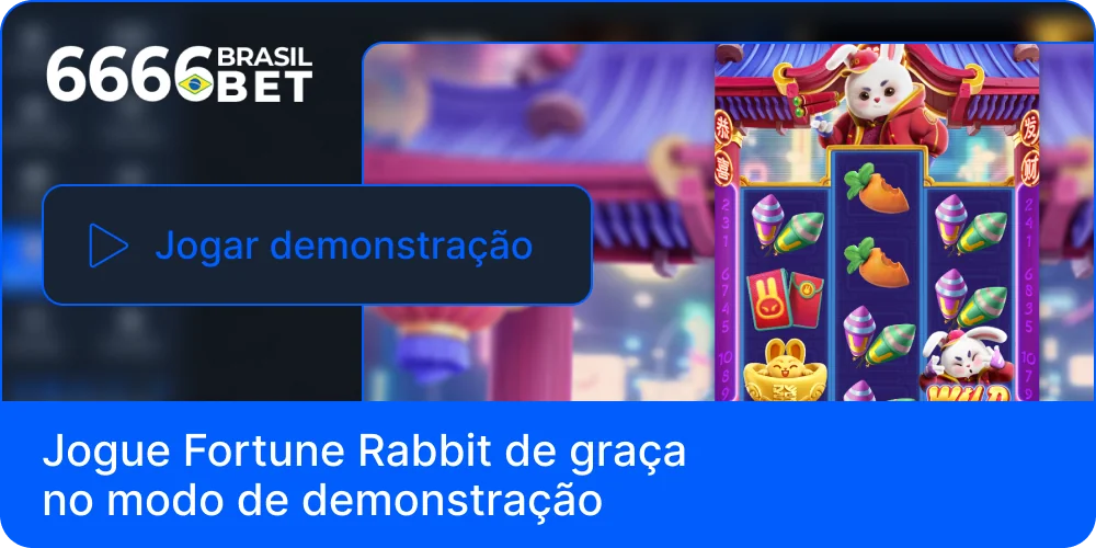 Modo de demonstração do Fortune Rabbit na 6666bet